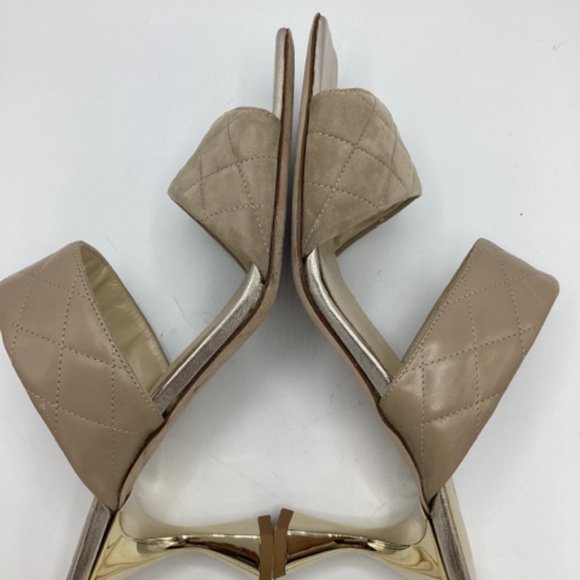 COPY - Jennifer Tattanelli Sz 41 Quilted Leather Sandals Shoe - Picture 3 of 7